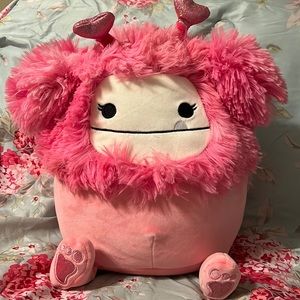 12” Pink and white Big foot Caparinne valentines